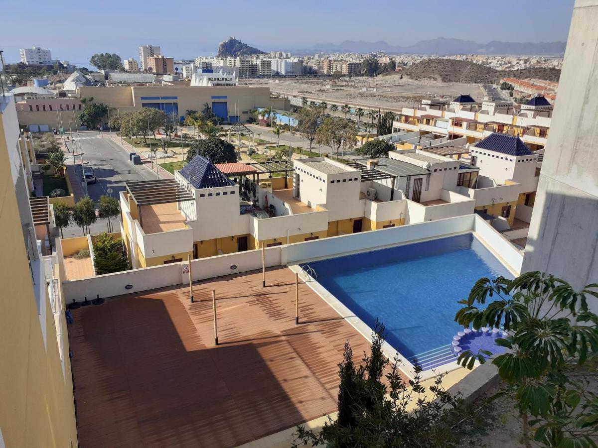 Apartamento En Aguilas Con Amplia Terraza Y Piscina Eksteriør bilde